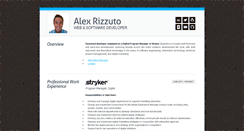 Desktop Screenshot of alexrizzuto.com